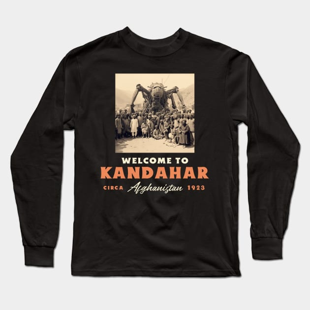 Kandahar circa 1923 Long Sleeve T-Shirt by Popstarbowser